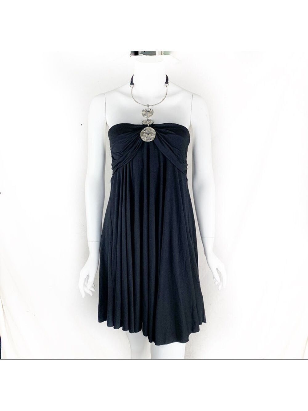 𝅺NEW-MARISA Kenson MKC Dress Chunky SilverNecklace